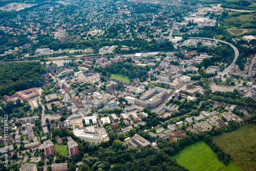 Germany from above - Hamburg, Elmshorn, Norderstedt and Hamburg