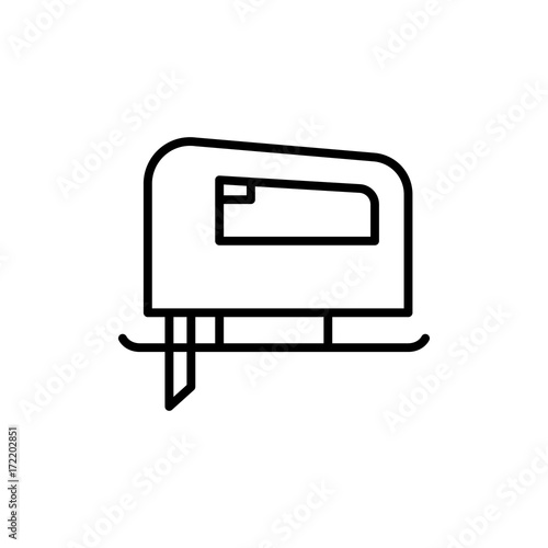 thin line jig saw icon