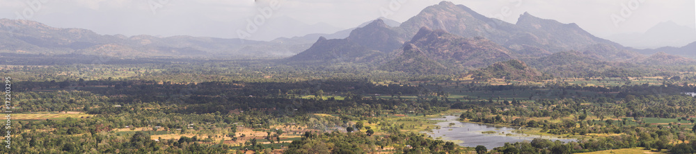 Srilanka Landscape Panorama