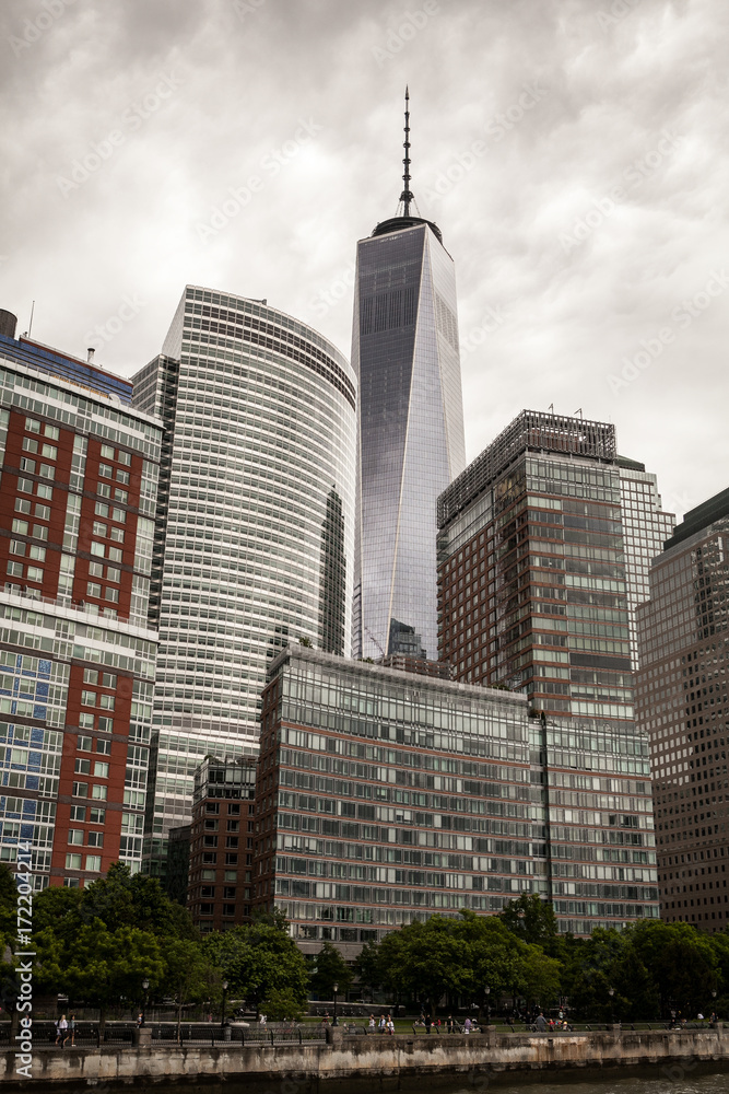 New York Freedom Tower Skyline