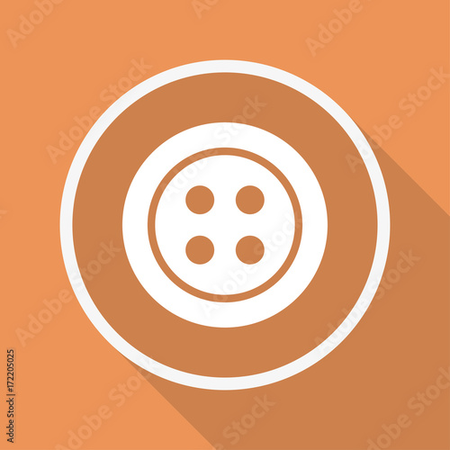 Runder Button mit Schatten - Knopf