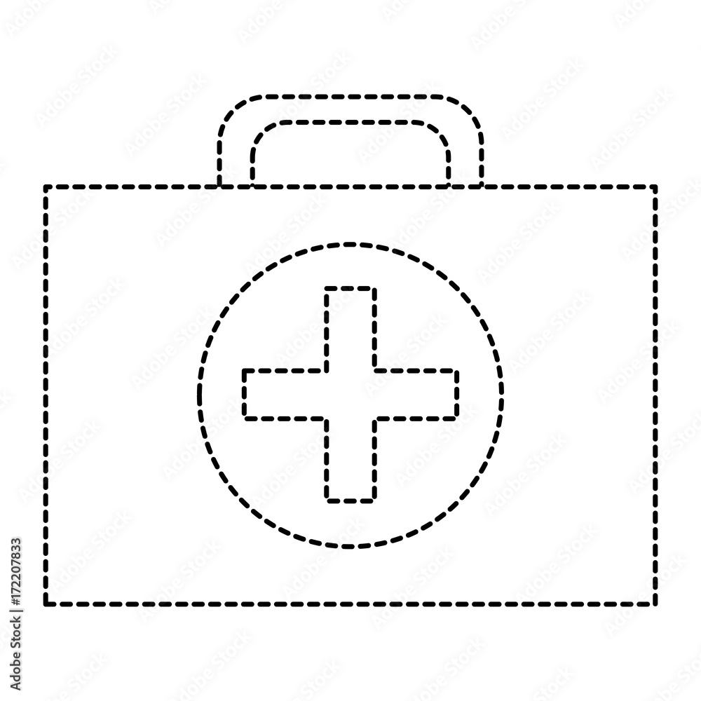 medical kit isolated icon medical kit isolated icon
