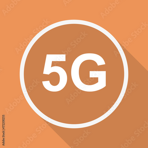 Runder Button mit Schatten - 5G
