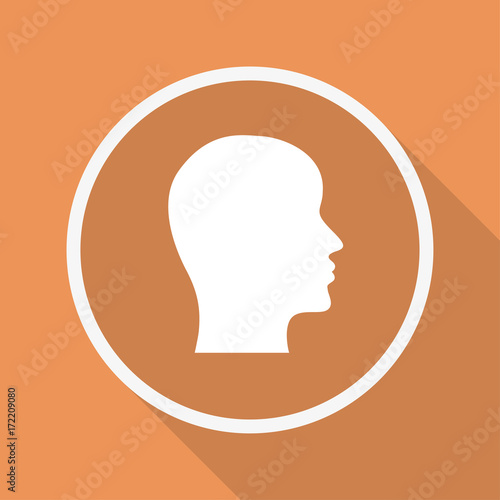 Runder Button mit Schatten - Profil