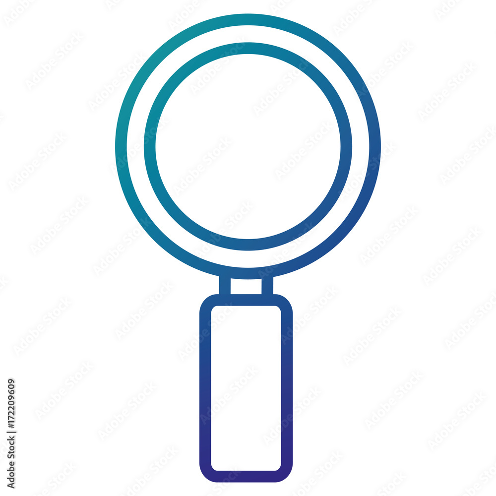 magnifying glass isolated icon magnifying glass isolated icon