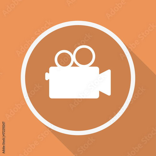Runder Button mit Schatten - Film