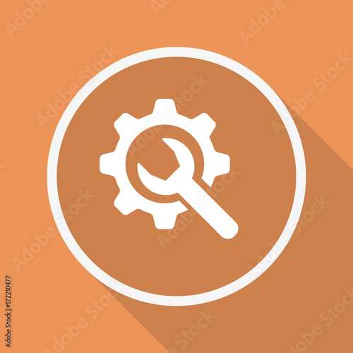 Runder Button mit Schatten - Reparatur
