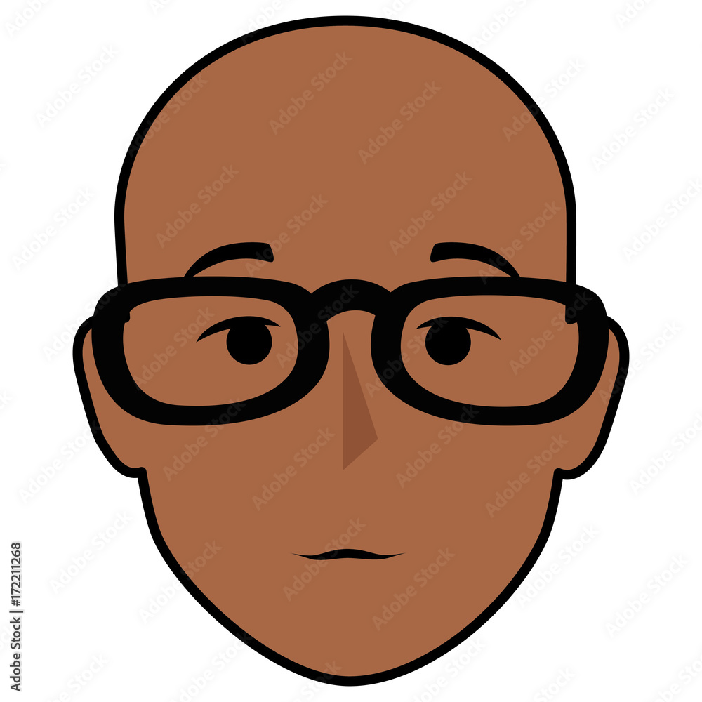 young man head avatar character young man head avatar character