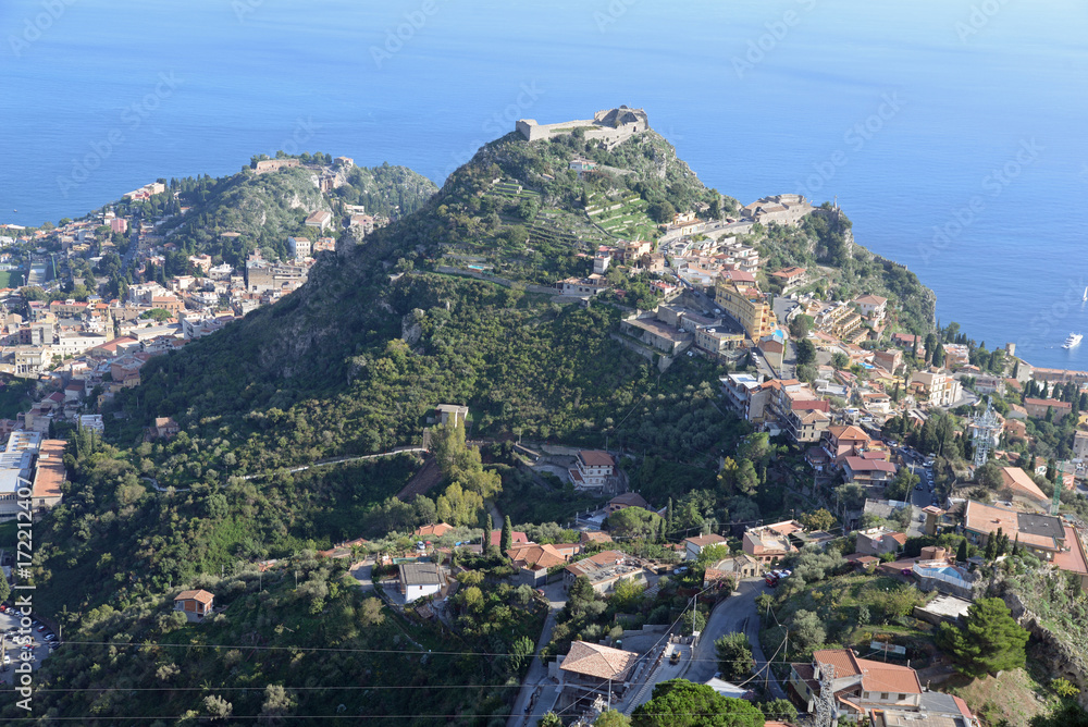 Aussicht von Castelmola auf Taormina
