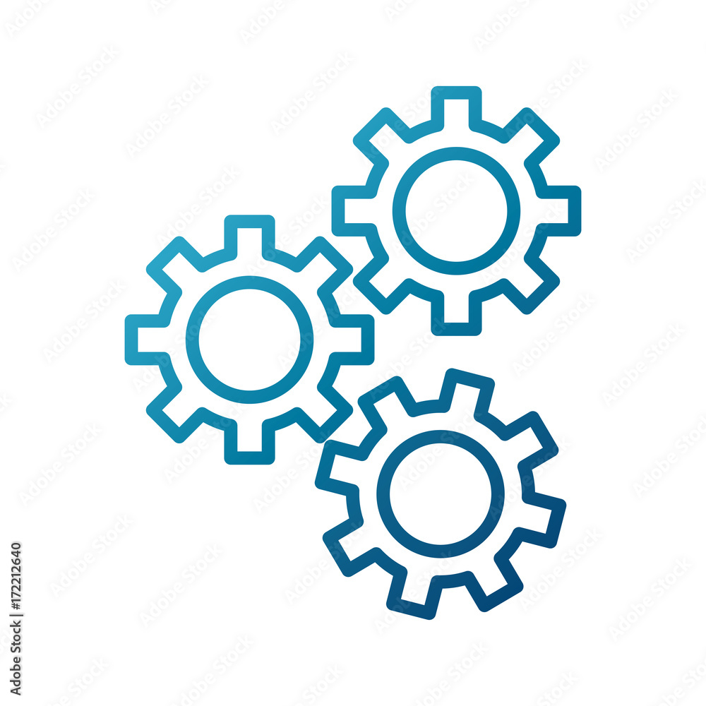 Gears machinery pieces icon vector illustration graphic design Gears machinery pieces icon vector illustration graphic design