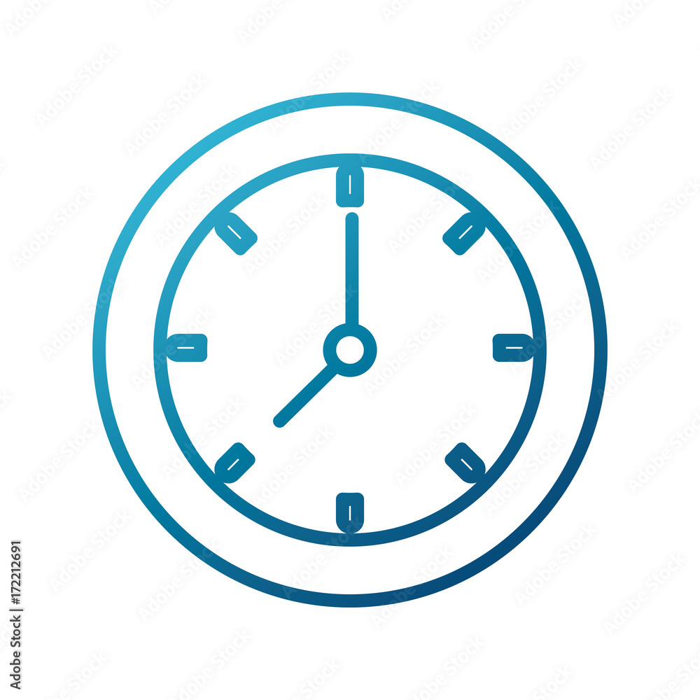 Wall clock isolated icon vector illustration graphic design Wall clock isolated icon vector illustration graphic design