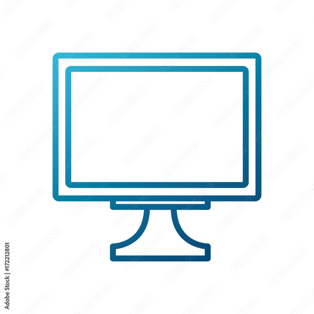 Computer monitor hardware icon vector illustration graphic design Computer monitor hardware icon vector illustration graphic design