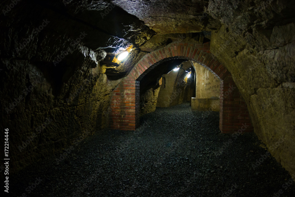 Underground of Melnik In Czech Republic