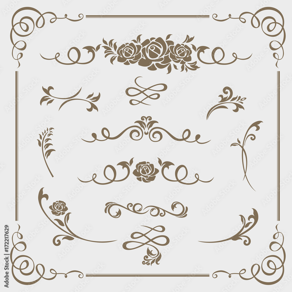 Graphic elements calligraphic vector sets for designers - patterns, designs, monograms and curlicues, arrows. For weddings,Valentine's day,holidays,baby design,birthday. Graphic elements calligraphic vector sets for designers - patterns, designs, monograms and curlicues, arrows. For weddings,Valentine's day,holidays,baby design,birthday.