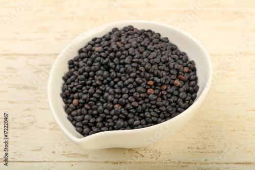 Black lentils