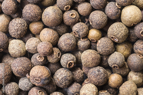 Whole allspice berries photo