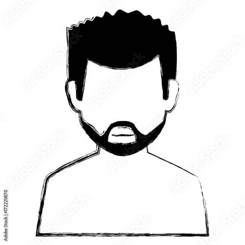 young man shirtless avatar character