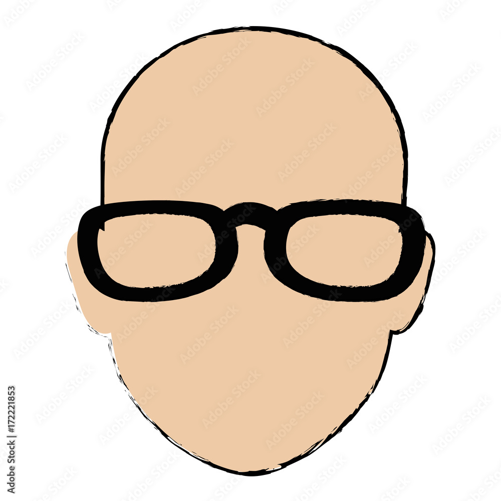 young man head avatar character young man head avatar character