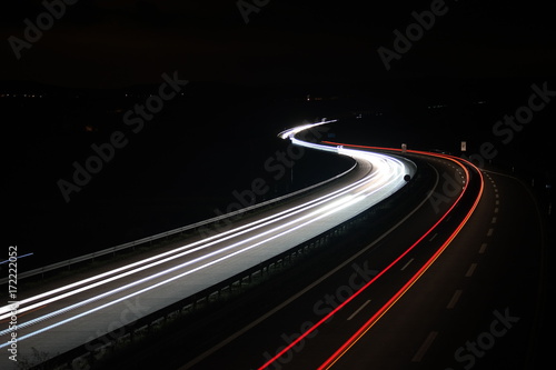light trails