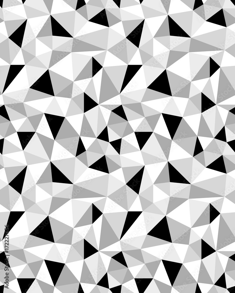Fototapeta premium Polygonal mosaic abstract geometry background. Used for creative design templates
