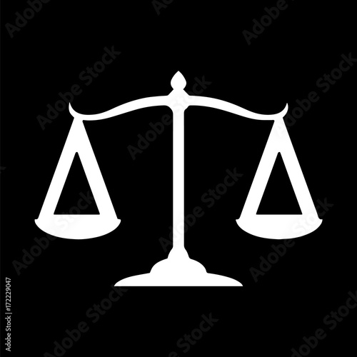 scales, Web icon. vector design