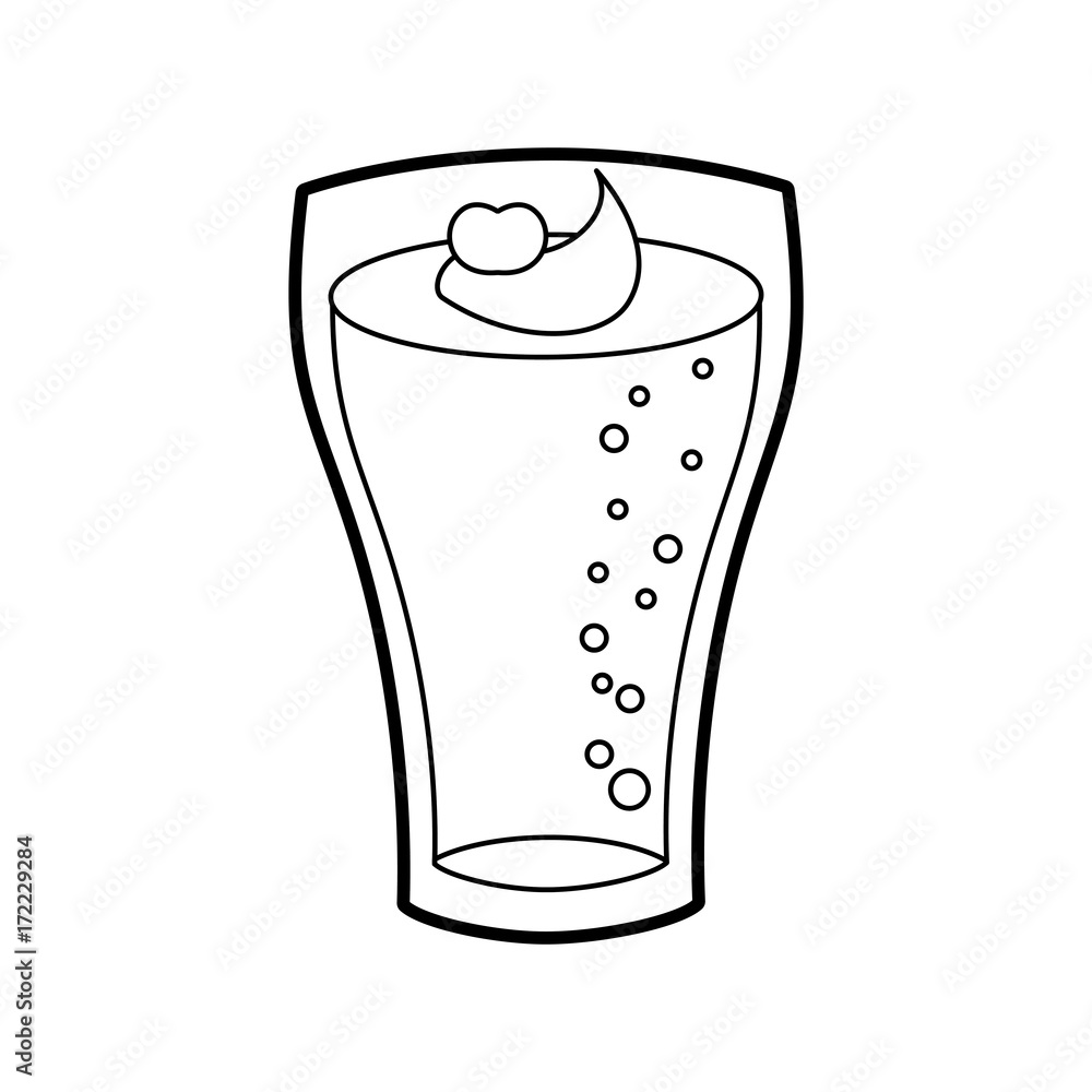 milkshake with cream in glass strawberry drink vector illustration milkshake with cream in glass strawberry drink vector illustration