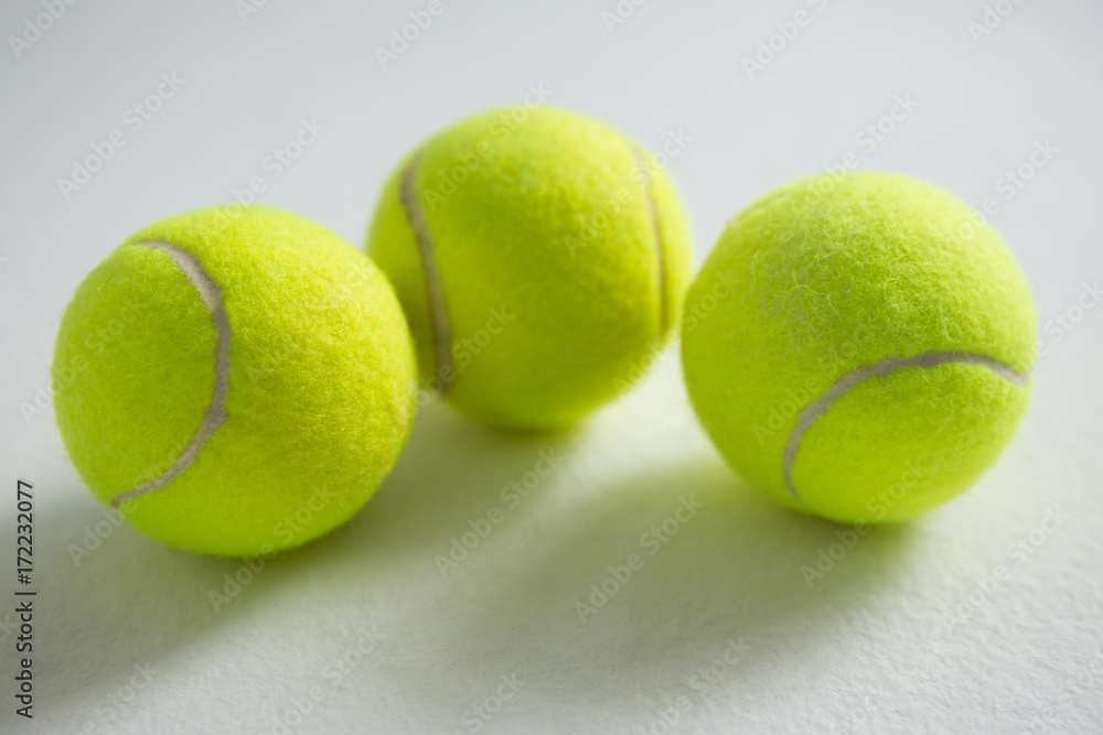 Close up of fluorescent balls