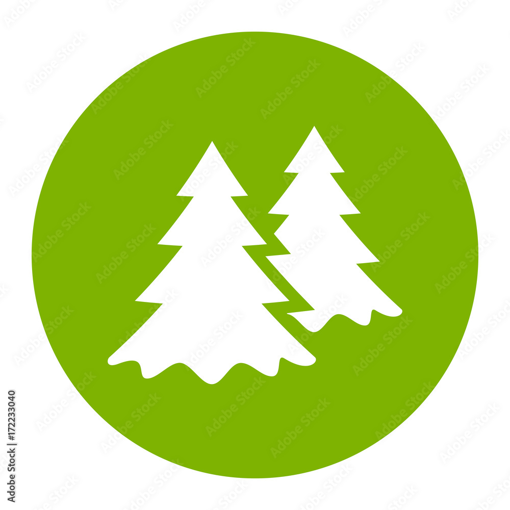 Green park or forest vector icon Green park or forest vector icon