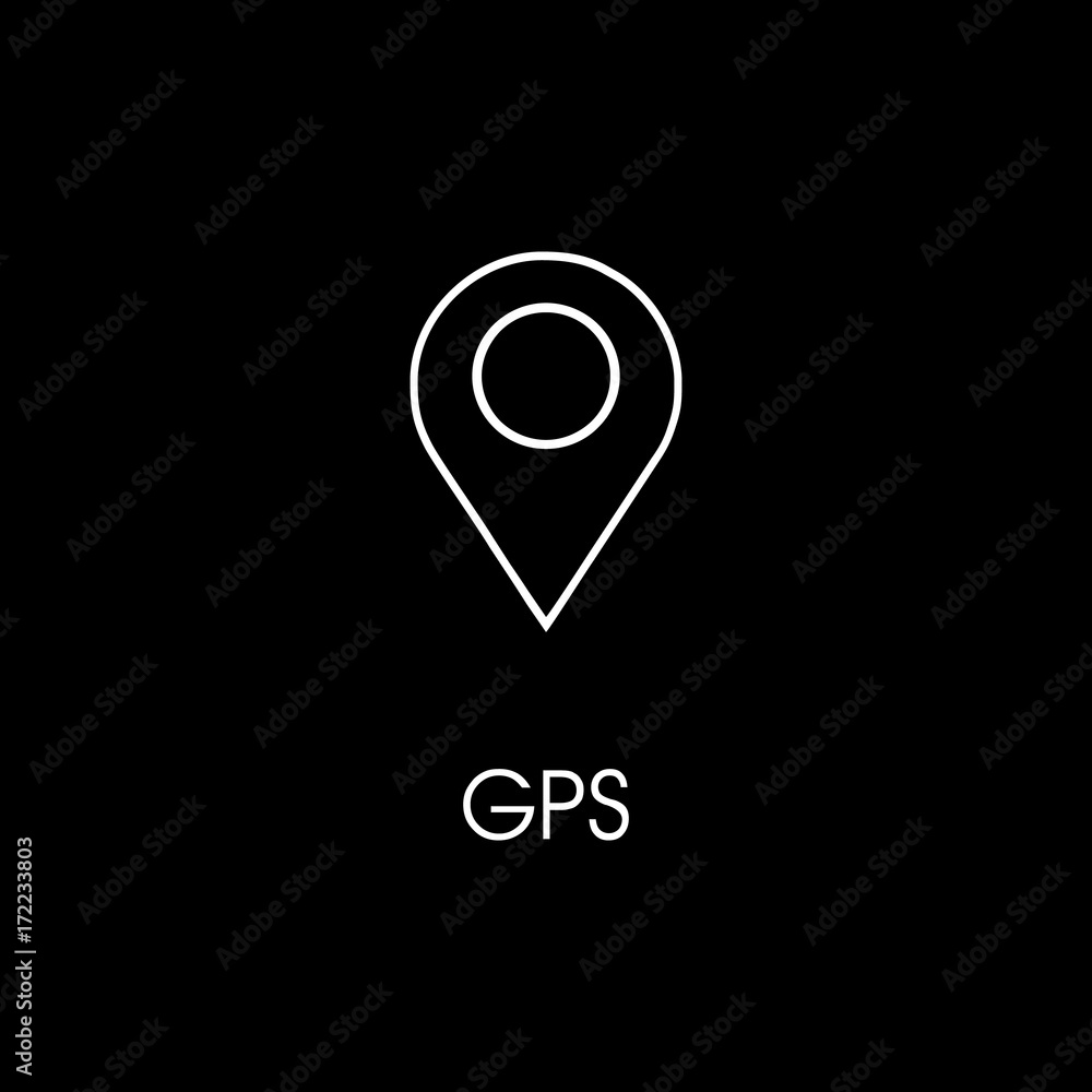 pointer .line vector icon. pointer .line vector icon.