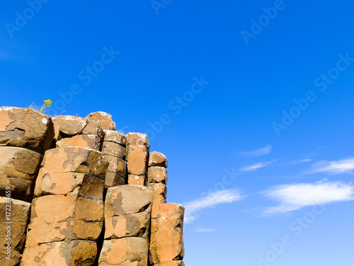 Giant's Causeway in County Antrim on the north coast of Northern Ireland