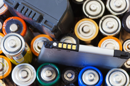 Many various batteries.