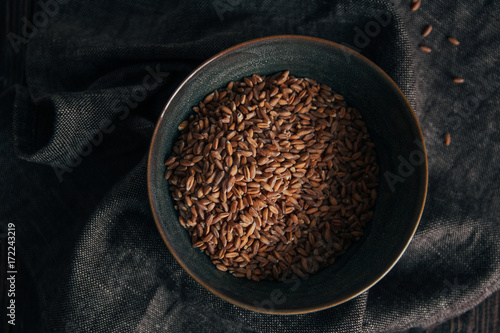 Spelt in a bowl
