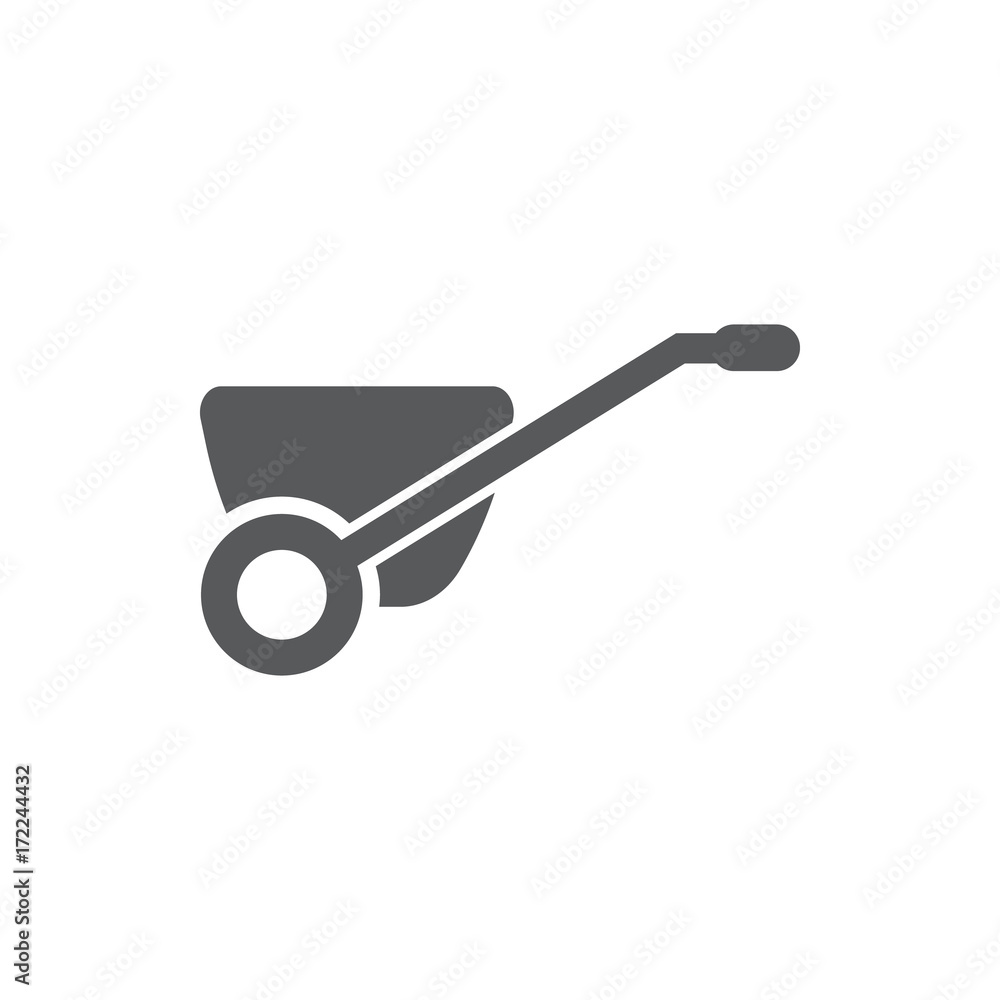 Wheelbarrow Icon Wheelbarrow Icon