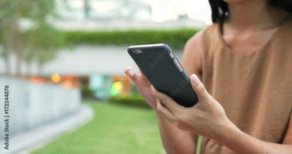 Woman use of mobile phone Woman use of mobile phone
