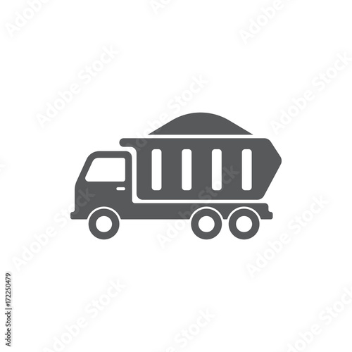 Dump truck icon