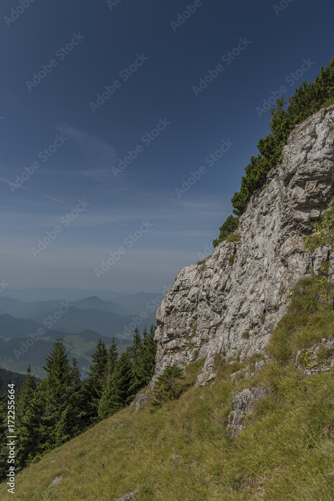 Fototapeta premium Stones and rock near Velky Choc hill