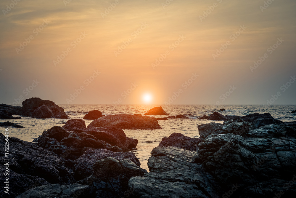 Obraz premium Sunset in Goa