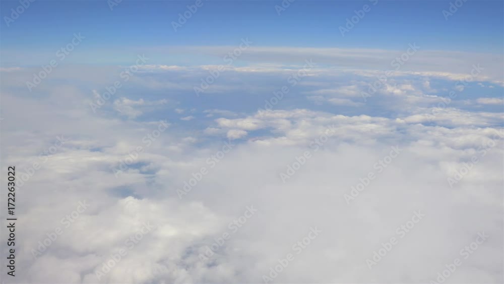 High quality aerial shot above the clouds of mountains in 4K High quality aerial shot above the clouds of mountains in 4K