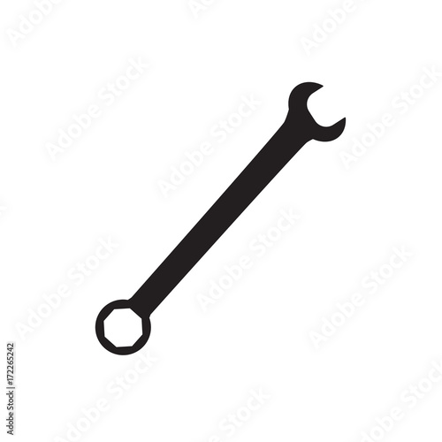 wrench icon- vector illustration