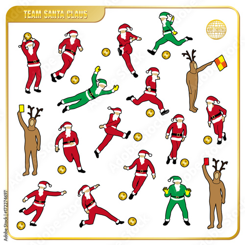サンタクロースのサッカーチーム