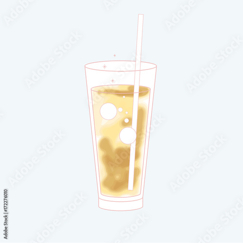 Vector of a beverage