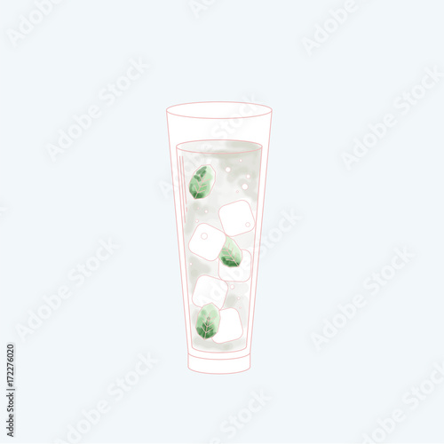 Vector of a beverage