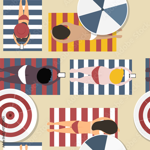 Vector of summer feel design
