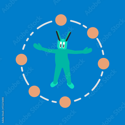 Illustration of social media