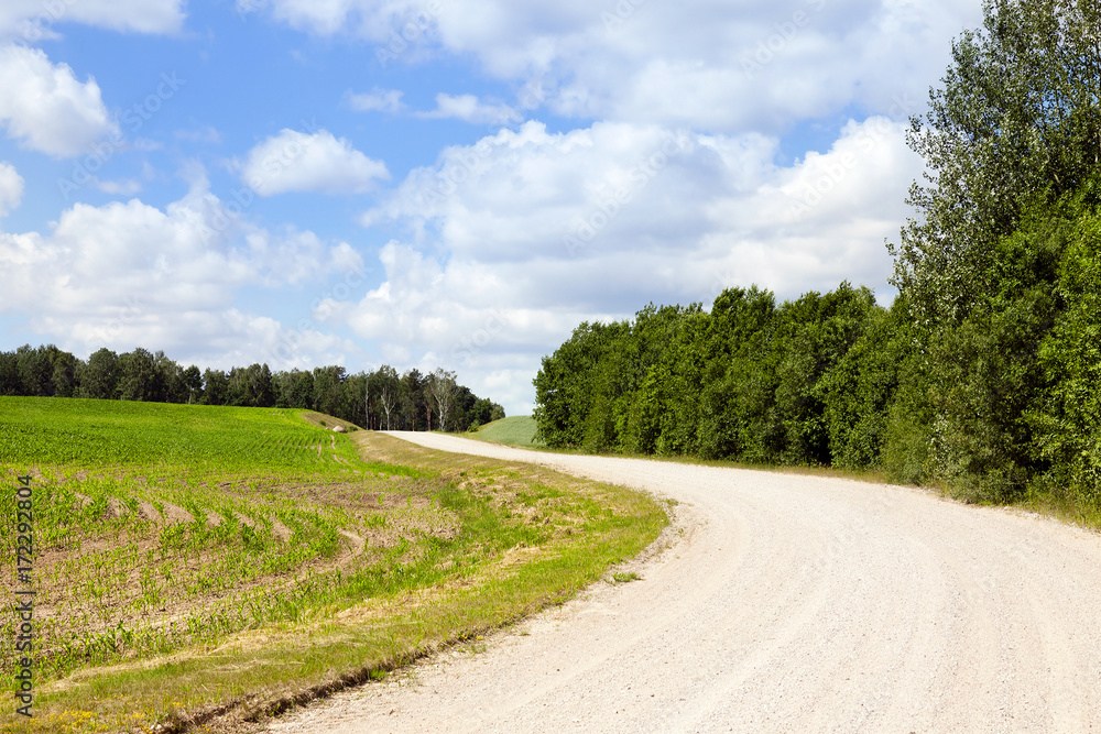 country road.