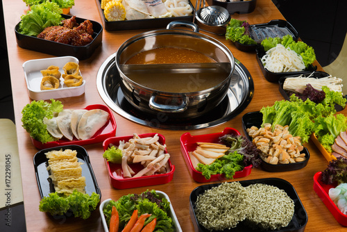фотографія asian hot pot
