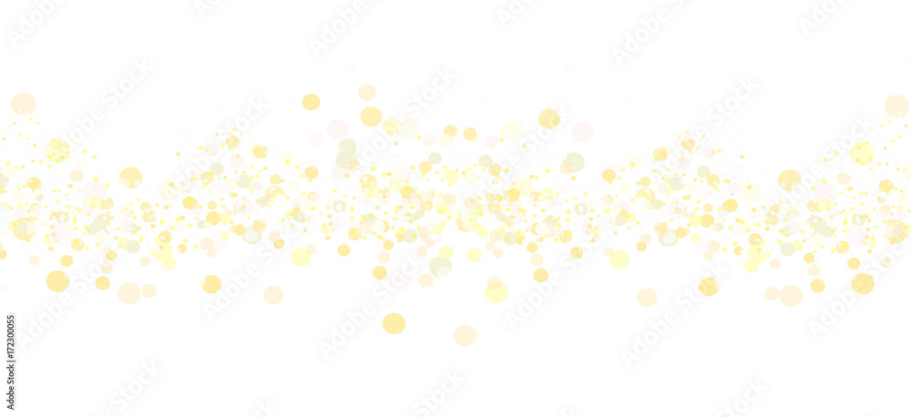 Schnee Konfetti Gold Hintergrund Band Banner Weiß Schnee Konfetti Gold Hintergrund Band Banner Weiß