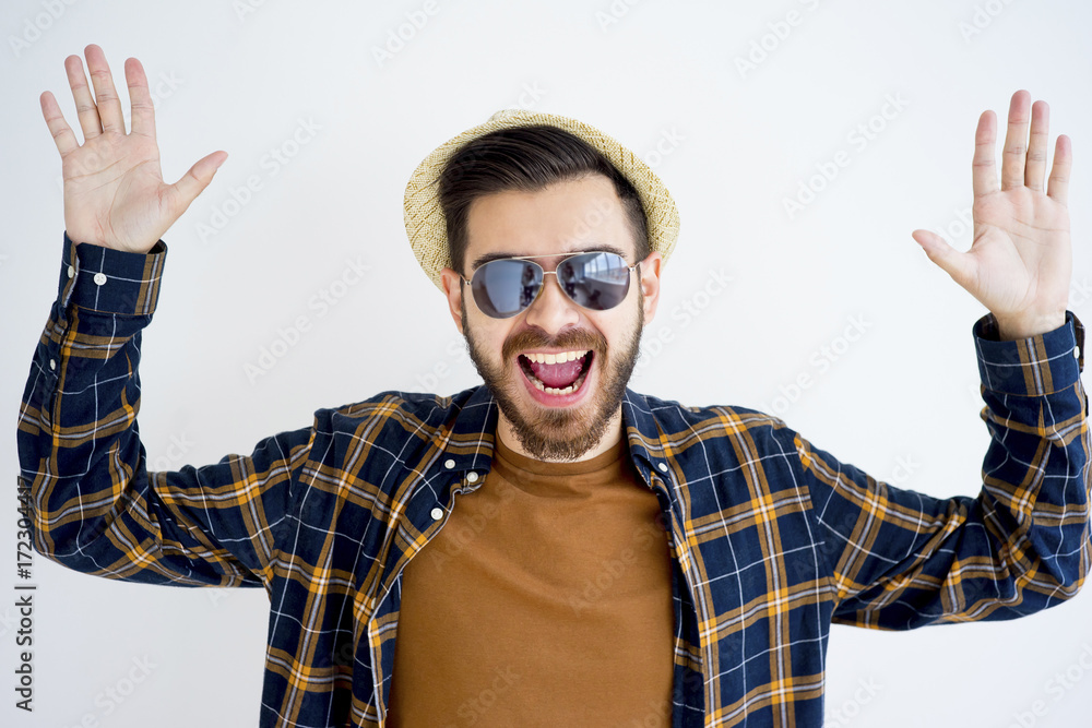 Young fashionable guy Young fashionable guy