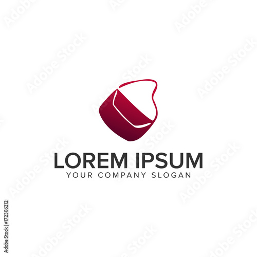 women bag Logo design concept template