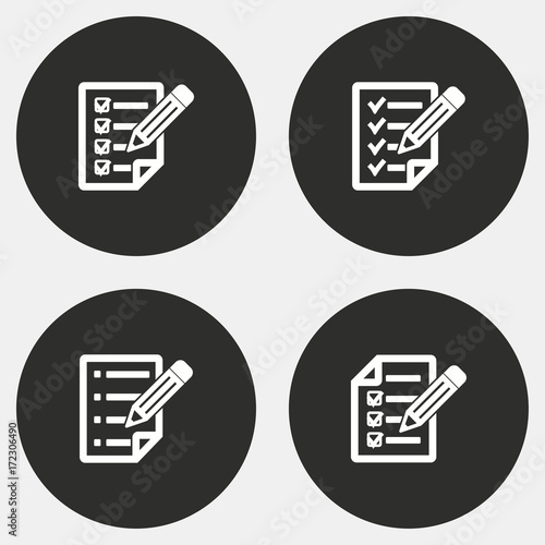Checklist - vector icon.